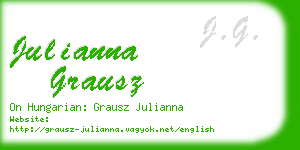 julianna grausz business card